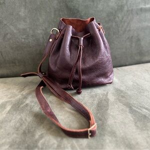Portland Leather Bucket Bag